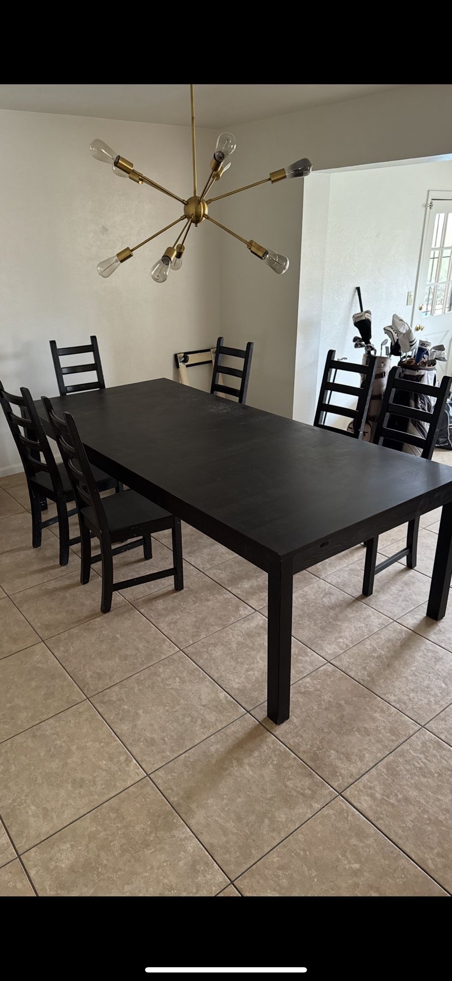 Table With 6 Chairs For Sale