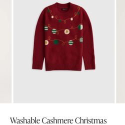 Brand new Cashmere Christmas Sweater Kids Size 12