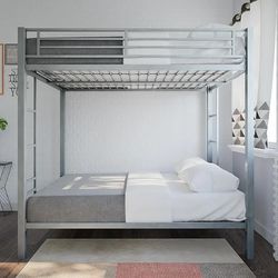 Full/Full Kids Metal Bunk Bed