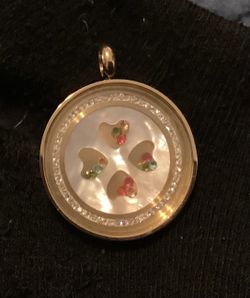 Stainless Steel Crystal Lockets 