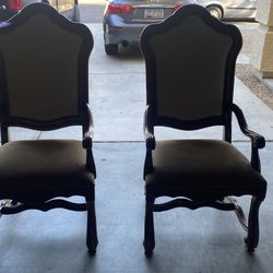 Paired chairs