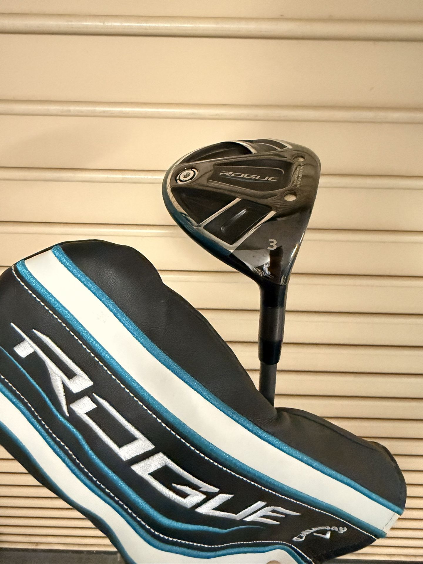 Calloway Rogue 3 Wood With Fujikura Pro 72 Stiff Shaft And Lamkin Grip With Headcover