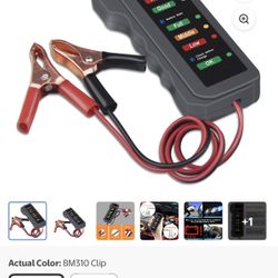 Battery Mate 12V LED Digital Car Battery Tester and Alternator Analyzer. 