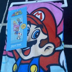 Super Mario Beach Towel
