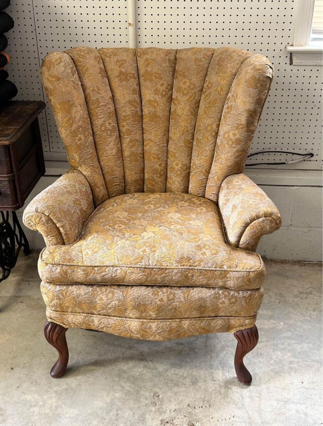 Antique Wingback Chair 