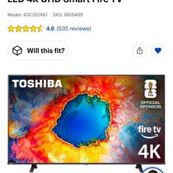 Toshiba C350 Firetv Smart Tv 2025 Edition 