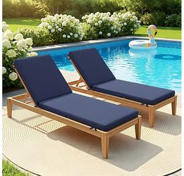 Fabuday Chaise Lounge Chair Cushions for Outdoor