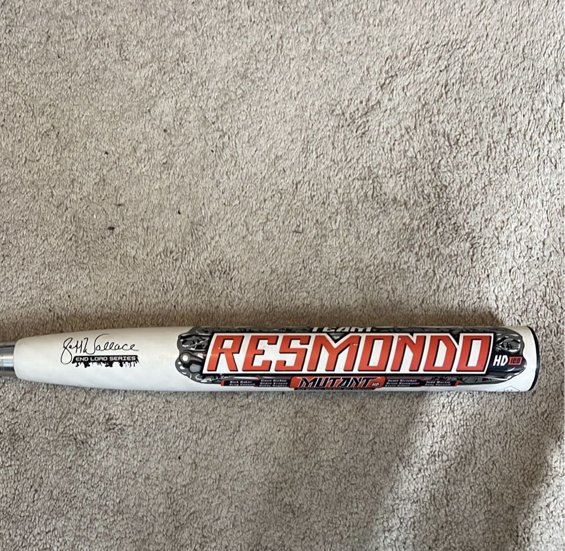 Worth Team Resmondo Mutant HD 120 softball bat END LOAD USSSA 34/26 Jeff Wallace