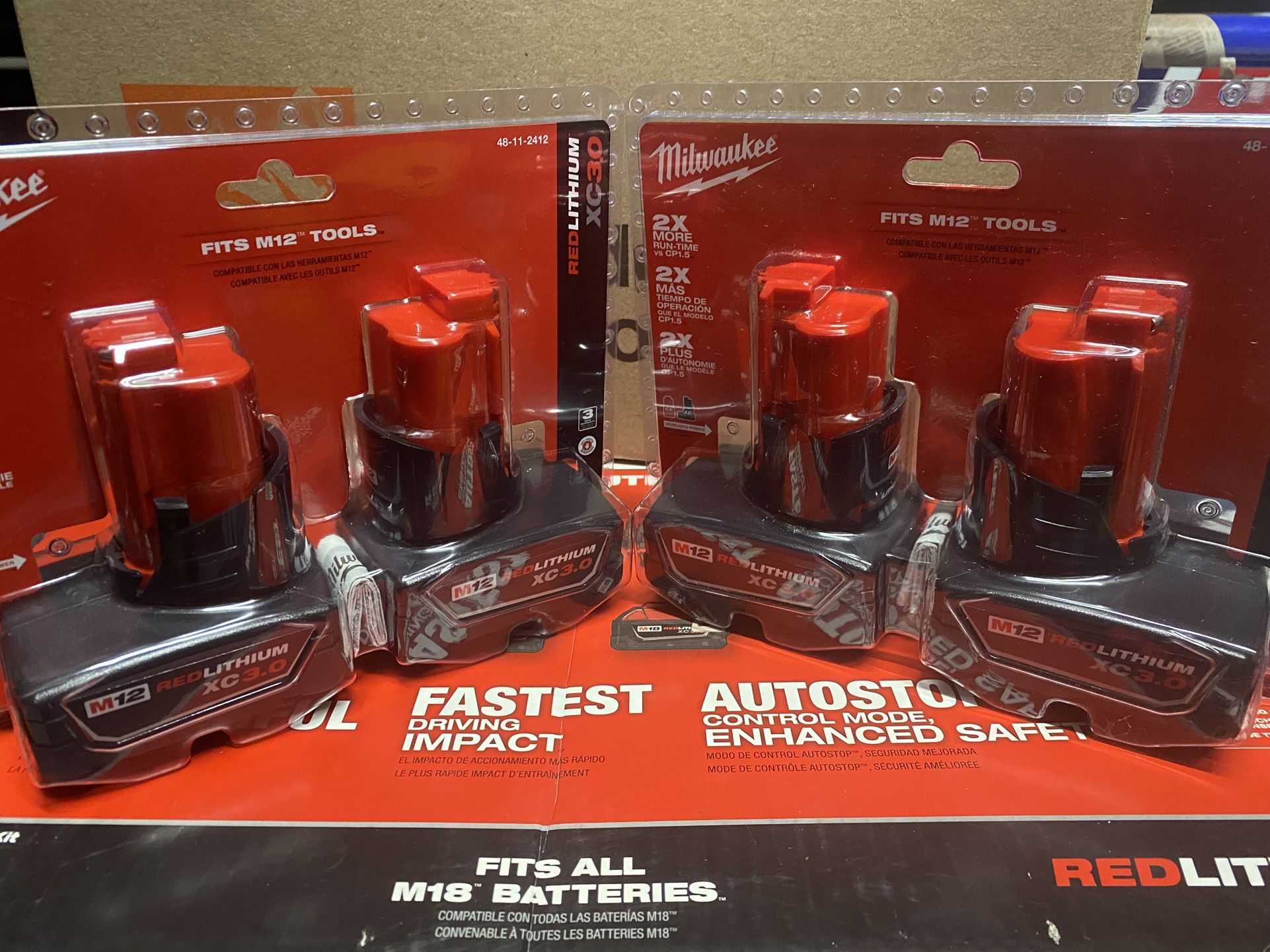 MILWAUKEE M12  2 PACKS BATERIES  3.0   $70 EACH   (( Read  Below )) 