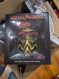 Mortal Kombat Deluxe Scorpion Mask by Trick or Treat Studios