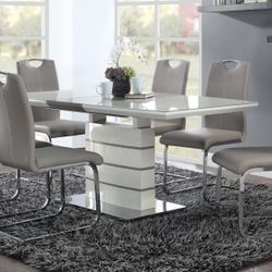 7-Pc Dining Room Set. $53 Down Payment 