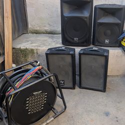 Seismic Audio SACB-24x8x100 24-Channel + Electro-Voice EV ZX4 & Electro Voice SX300 + EV Force Electro-Voice Speaker ((SOLD AS A BUNDLE))