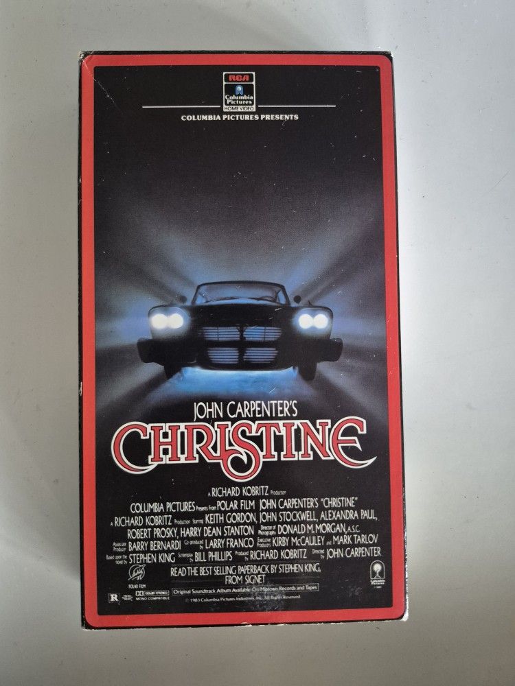 John Carpenter's CHRISTINE (VHS, 1983) Stephen King Horror/Cult Classic