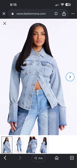 New fashion nova Jean jacket