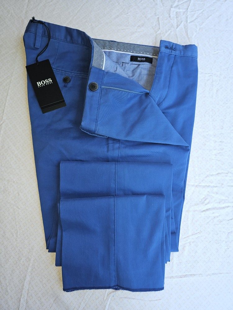 Hugo Boss Trousers Royal Blue 34 R