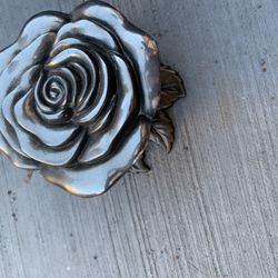 Silver Rose Storage Box 