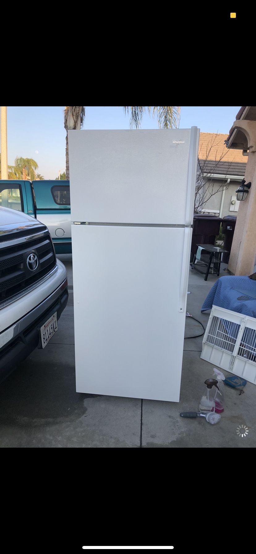 Whirlpool apartment size fridge