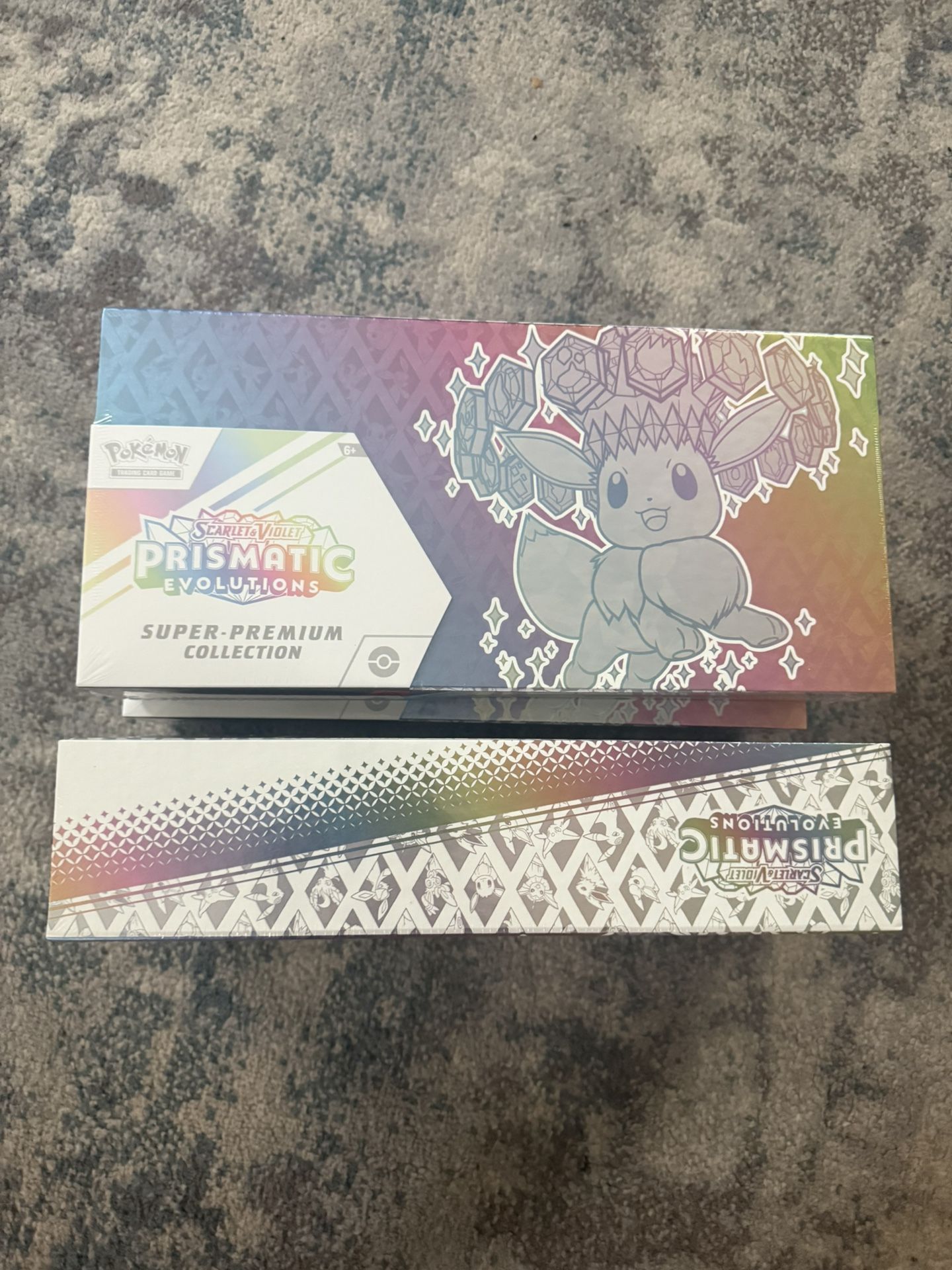 Pokemon Prismatic Evolutions Super Collection Box 3x