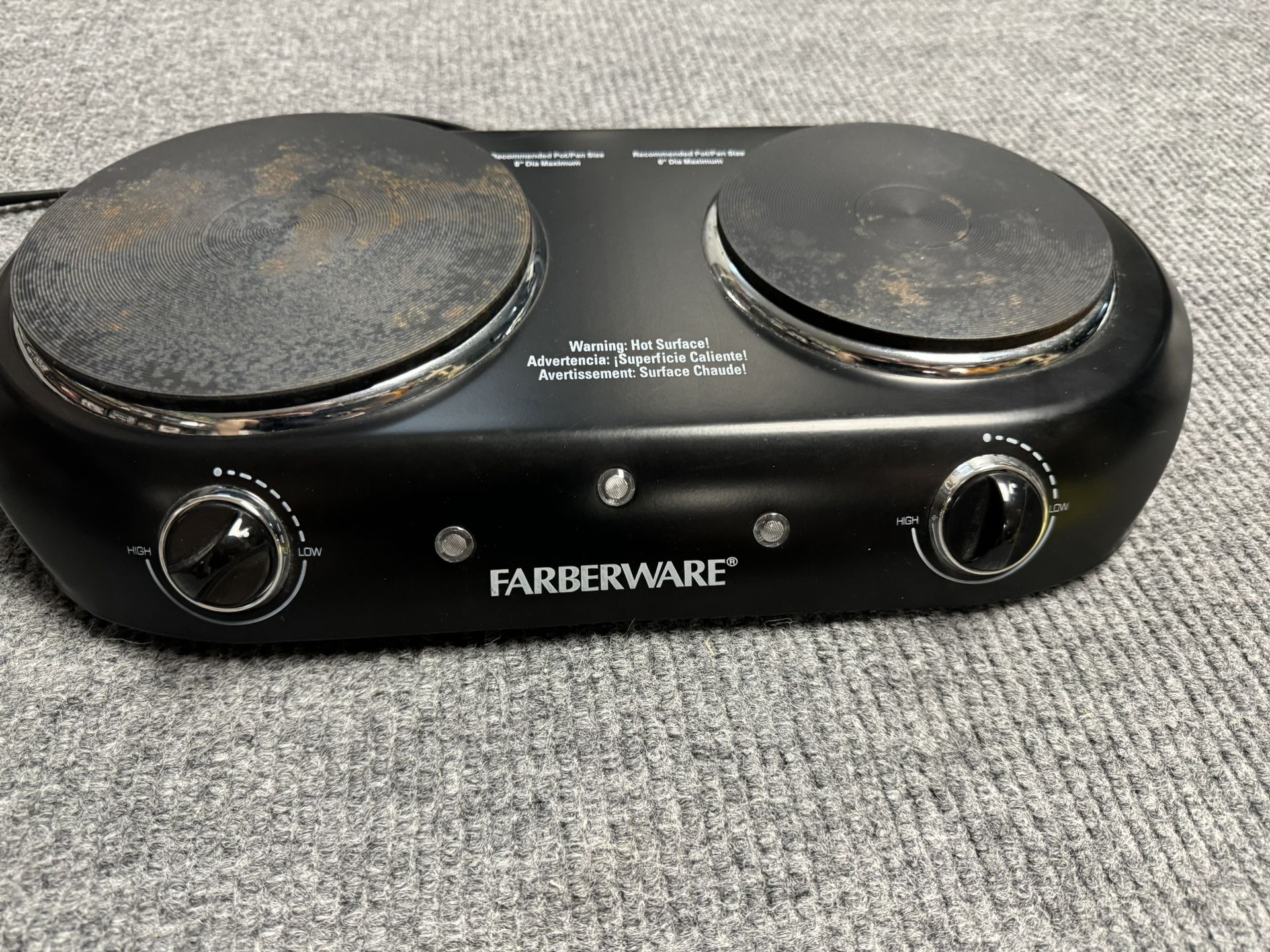 Electric Dual Burners