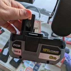 Ryobi 18v 6Ah Lithium One+ High Performance Battery