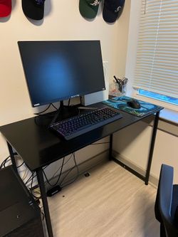 Black Desk 40in