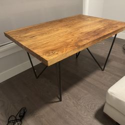 CB2 Dylan Acacia Dining Table