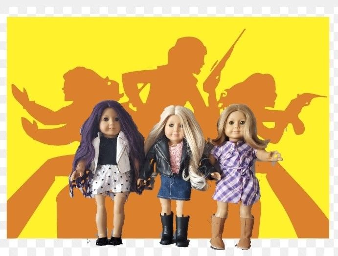 3 AMERICAN GIRL DOLLS-