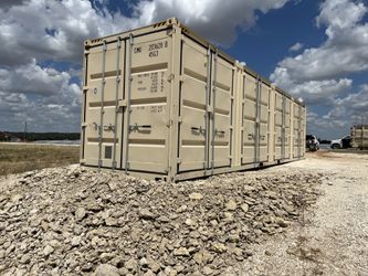 40 High Cube Shipping Container 4 Door Open Side