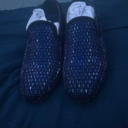 Blue Gemstones  Dress Shoes 