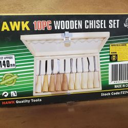 Hawk 10 pc Wooden Chisel Set
