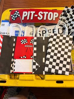 Race car theme party supplies