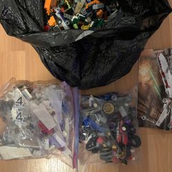 25+ Pounds of LEGO Lot, Including 2 Power Miners Rock Monsters Minifig