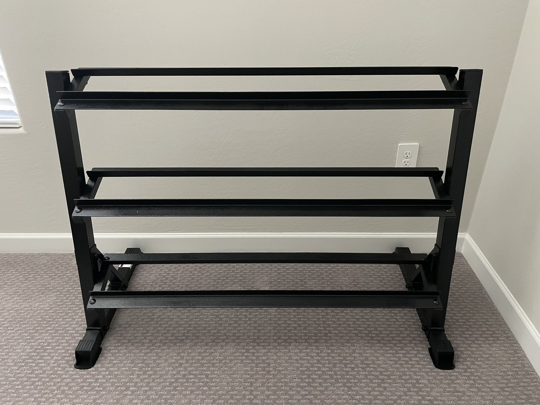 Barbell Dumbbell Rack 3-Tier