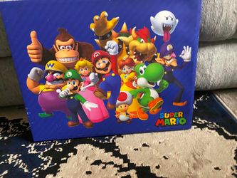 Super Mario Characters Frame