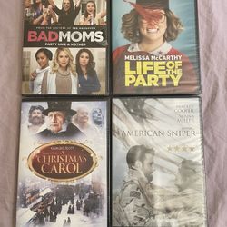 Brand New Never Opened DVDS