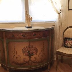 Queen Bedroom Set Antique BUTLER  Hand Painted & Crafted 7 Pieces SYRACUSE NY  1920's
