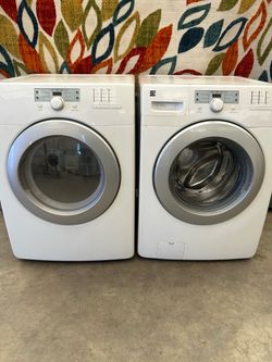 Kenmore set gas laundry