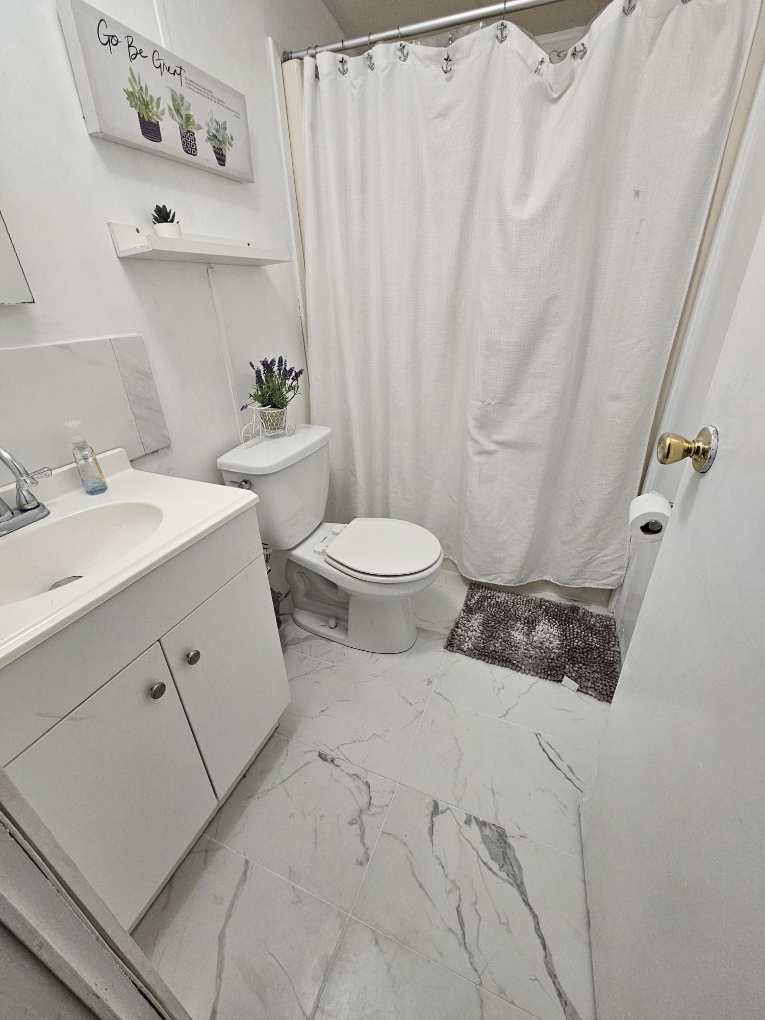 Bathroom and Kitchenfloor Home Remodel