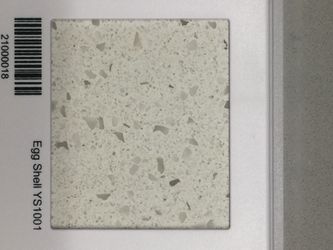 2’x9’ eggshell quartz pre fab
