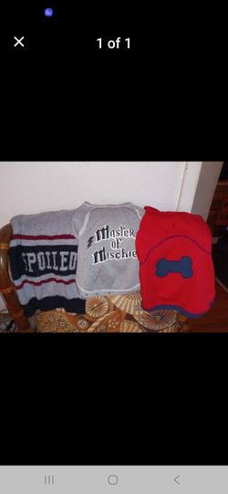 3 Dog Sweaters Medium