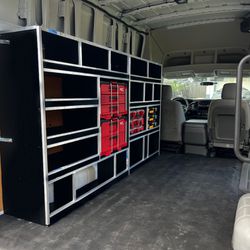 Custom Van Shelves 