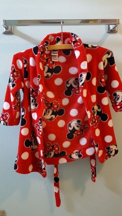 Toddler Minnie Mouse robe