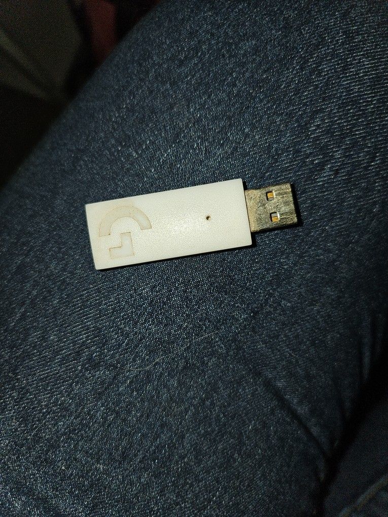 USB Receiver Dongle Adapter For Logitech G733 Wireless Gameing Headset White
