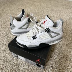 Jordan 4 White Cement