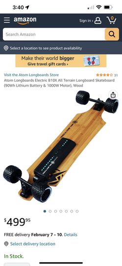 Estribillo Desfiladero Punto muerto Atom Electric B10X All Terrain Longboard Skateboard for Sale in Winchester,  CA - OfferUp
