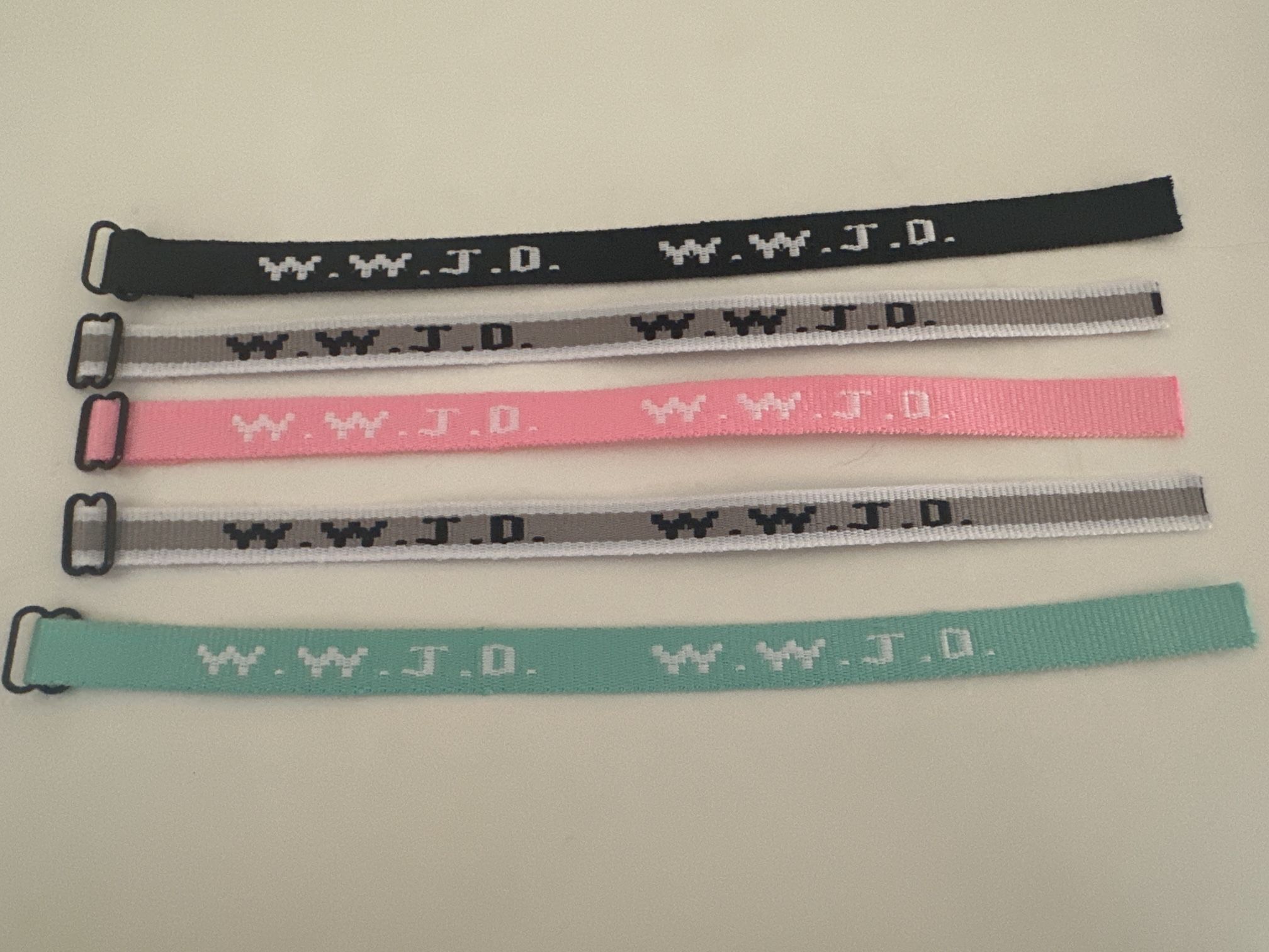 WWJD Adjustable bracelets 