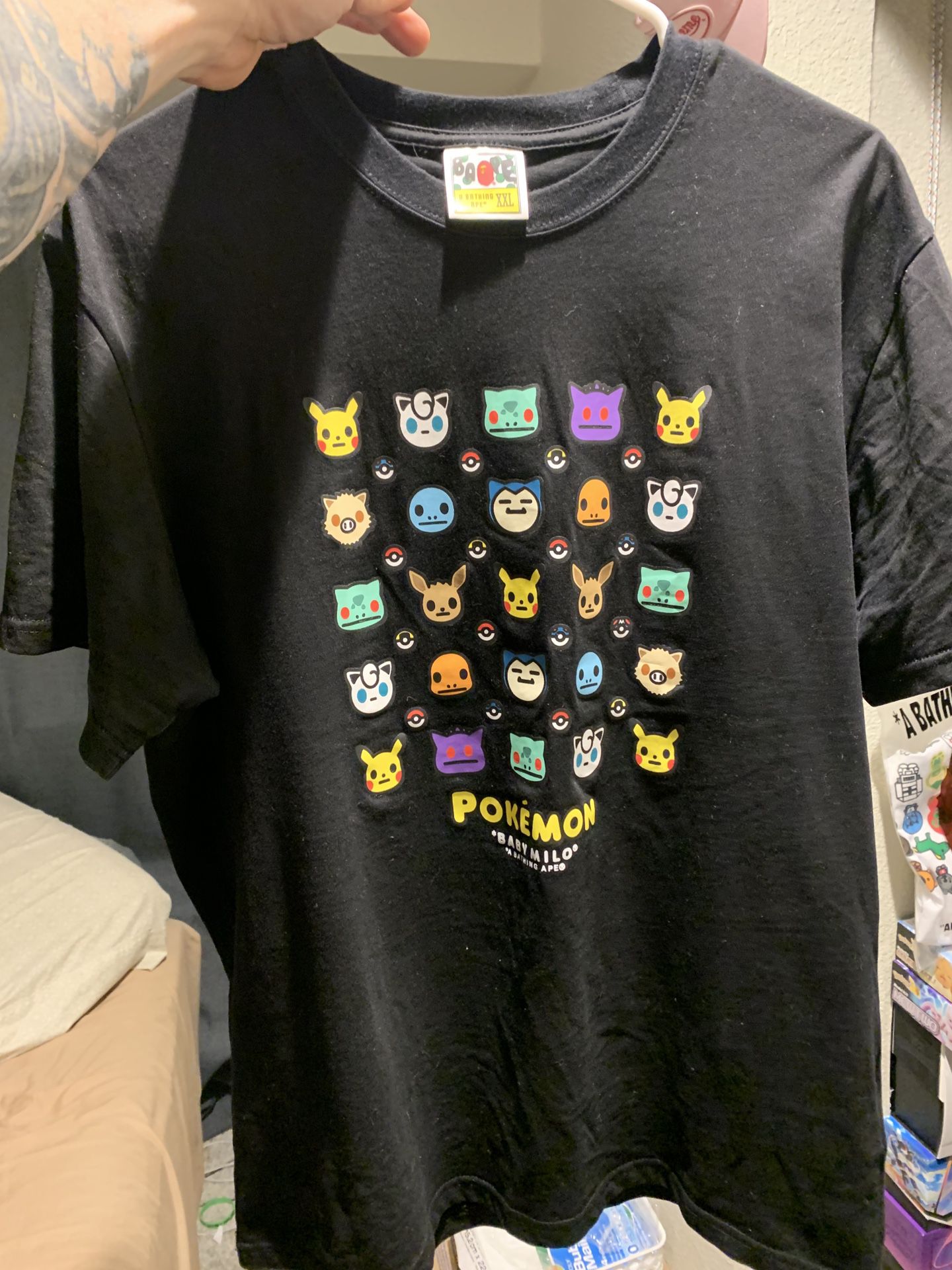 BAPE X Pokemon Baby Milo Short Sleeve XL T-shirt 