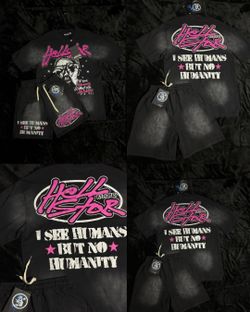 Black Pink Hellstar I SEE HUMANS HUT NO HUMANITY Set