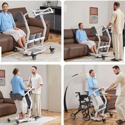 ELENKER Sit to Stand Lift Patient Transport Unit for Elderly 400 lb Weight Capacity. Retails $430 with Taxes on amzn In Excellent Condition