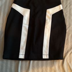 Color Block Mini Skirt 